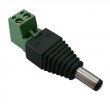 Screw Terminals 2.1mm CCTV Power Connector , DC Power Male Connector, PC100